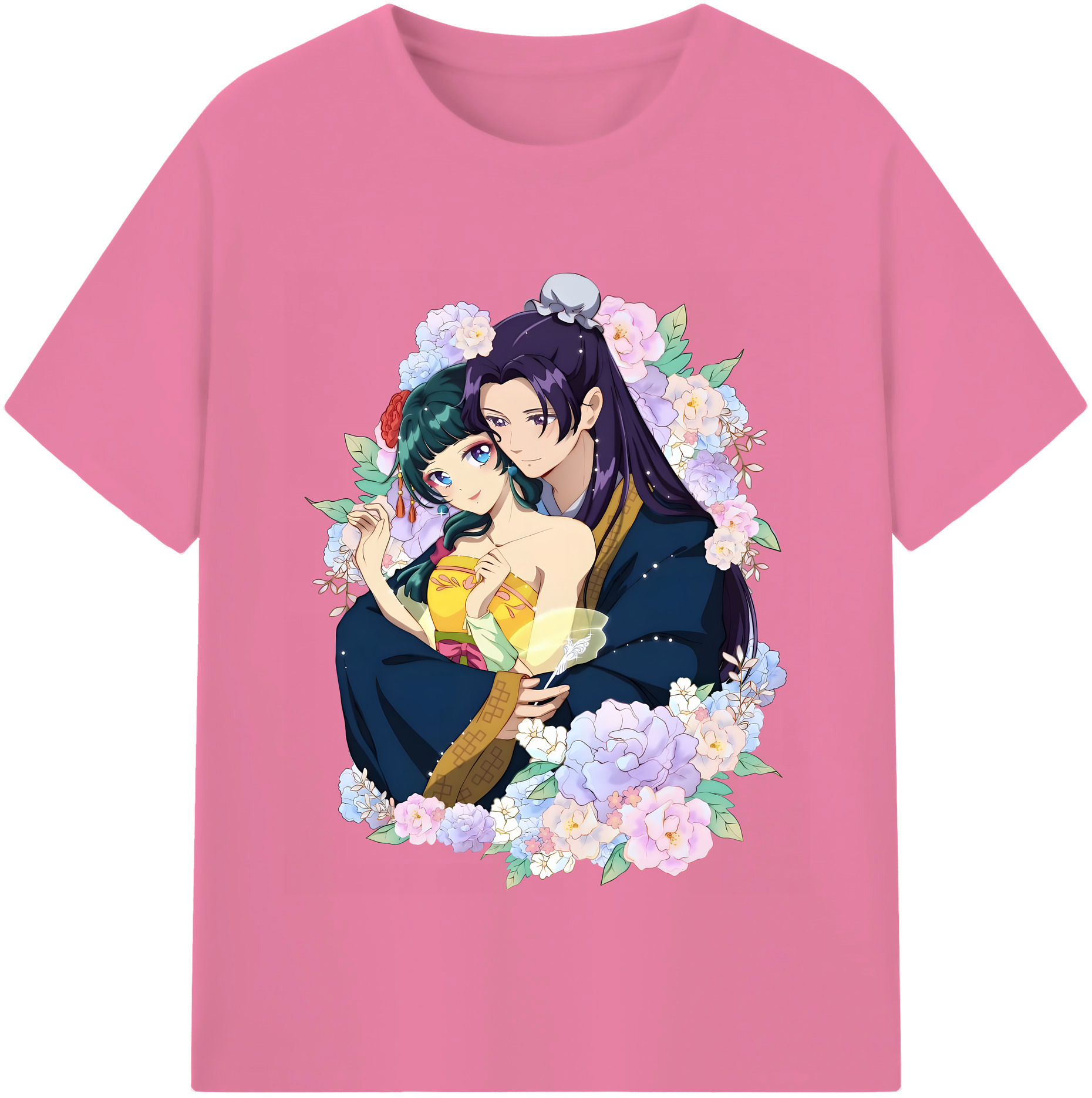 （画像用） 薬屋のひとりごと The Apothecary Diaries 綿100％半袖Tシャツ（フロントプリント）